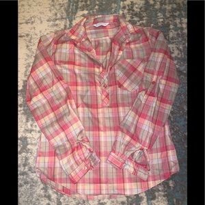 Vintage Plaid Collared Shirt